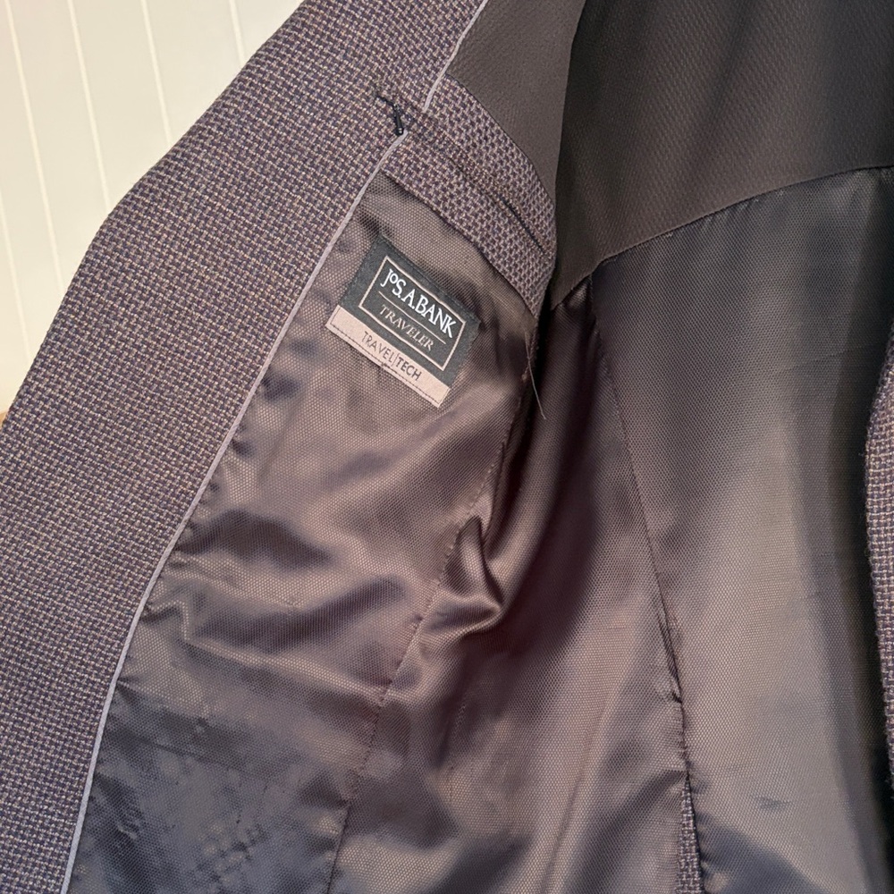 Jos. A. Bank Rich Brown Textured Blazer - Picture 6 of 9